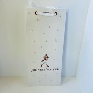 New! Johnny Walker gift bag white and gold